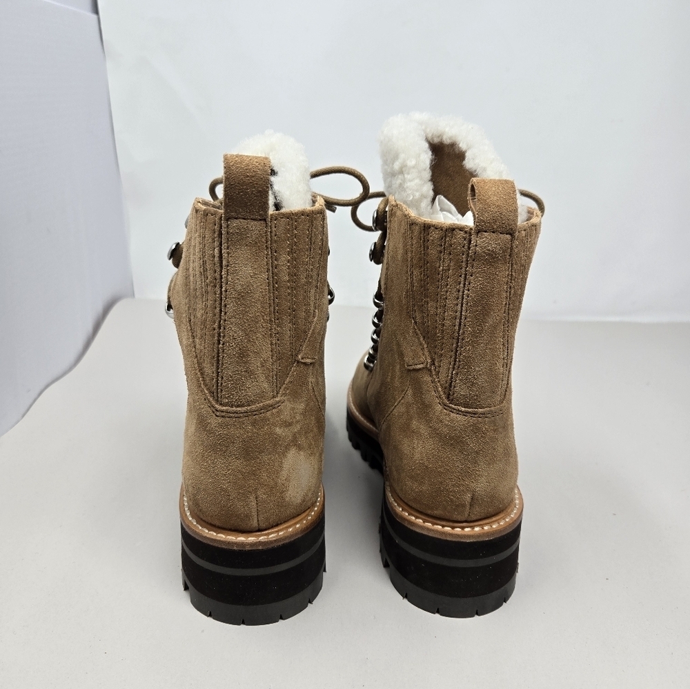 Marc Fisher Women Sz 6M Iizzie Hiking Outdoor Winter Boots Tan Suede ***READ** - Picture 4 of 12